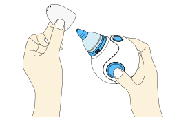 電動鼻水吸引器バリキュー、ご使用方法
