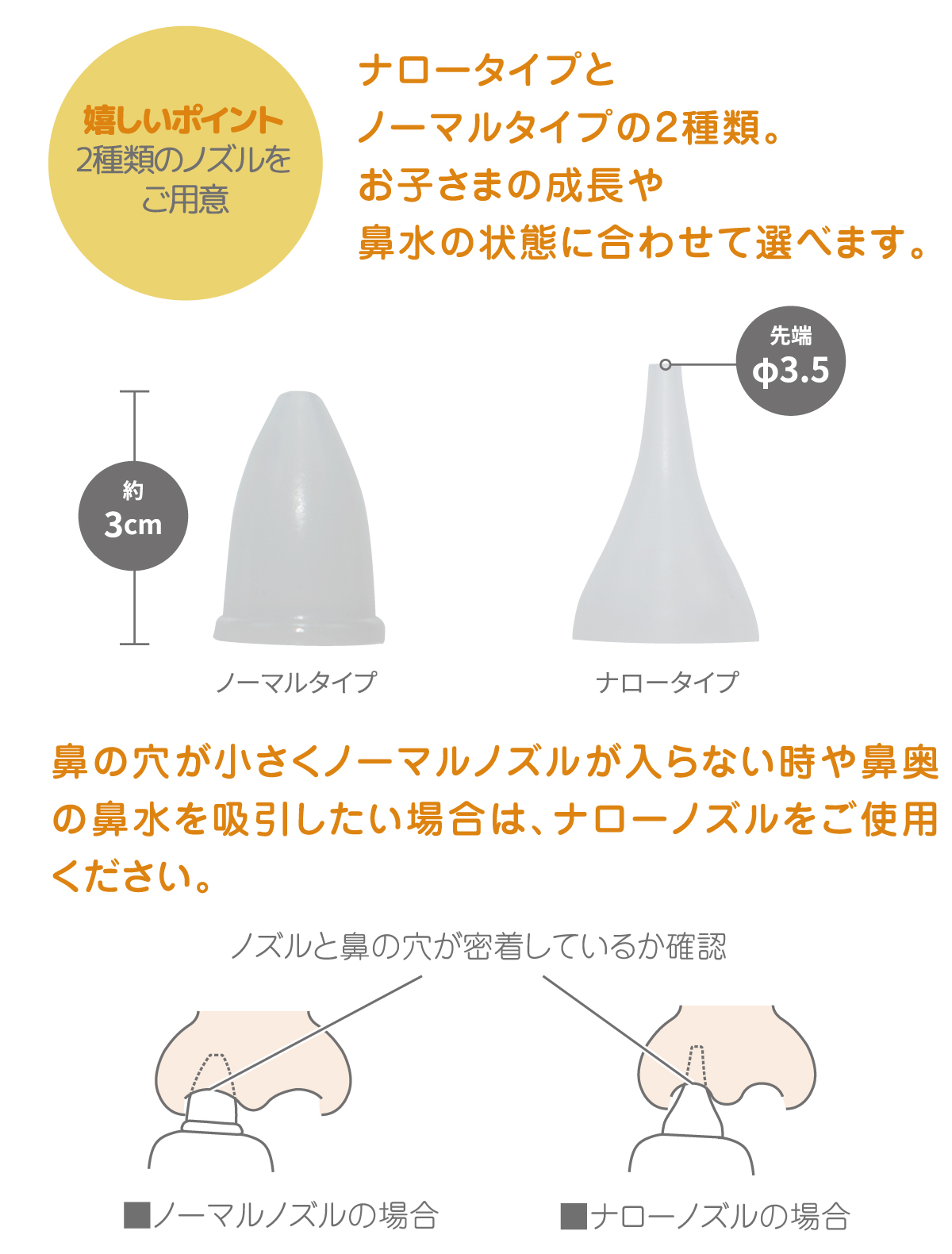 充電式電動鼻吸い器 SNOSE（スノーズ）